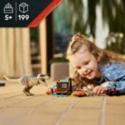 Obrázek T-rex a útěk po řece