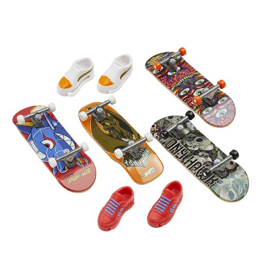 Obrázek Hot Wheels skates 4ks fingerboard a boty asst