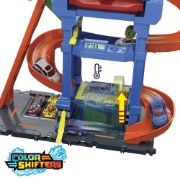 Obrázek Hot Wheels City color shifters automyčka s otočným tunelem