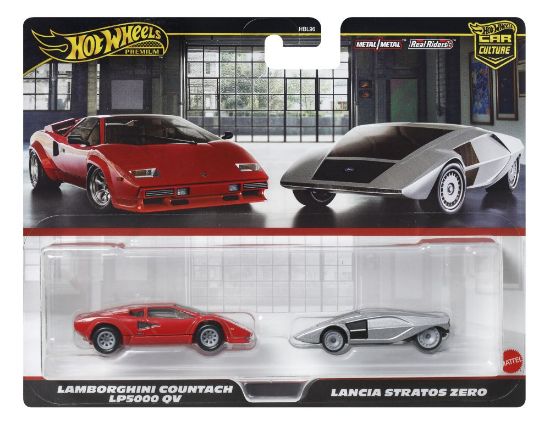 Obrázek Hot Wheels 2ks prémiový angličák - Lancia/Lambo