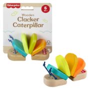 Obrázek Fisher Price dřevěná klapající housenka