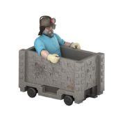 Obrázek Minecraft filmový Steve a vozík