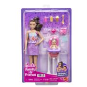 Obrázek Barbie SKIPPER BABYSITTER chůva s jídelní židličkou
