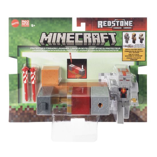 Obrázek Minecraft  8CM FIGURKA S HERNÍ AKCÍ - FIREWORK LAUNCHER