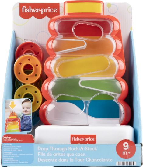 Obrázek Fisher Price VĚŽ S PROPADÁVAJÍCÍMI KROUŽKY