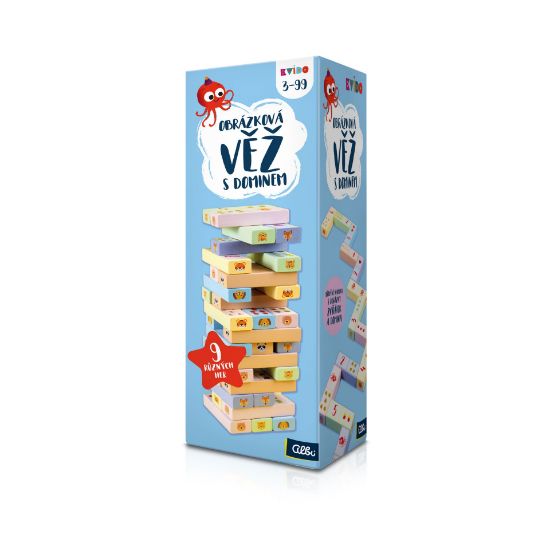 Obrázek Kvído - Obrázková věž s dominem