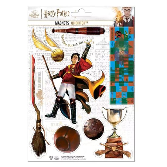 Obrázek Sada magnetek Harry Potter - Famfrpál (8 ks)