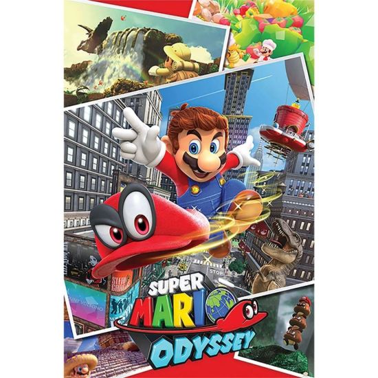 Obrázek Plakát Super Mario Odyssey - Collage