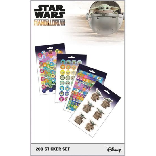 Obrázek Sada samolepek Star Wars: The Mandalorian - The Child, 200 ks