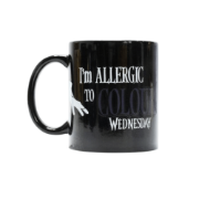 Obrázek Hrnek Wednesday - Allergic to Colour, měnící se