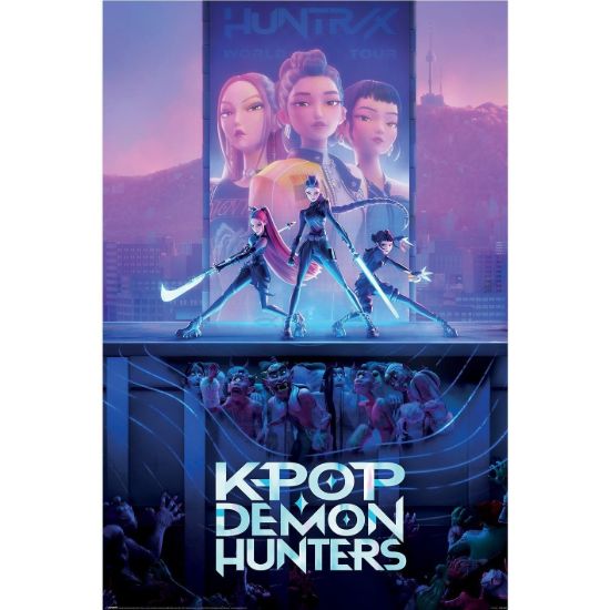Obrázek Plakát KPop Demon Hunters - Key Art