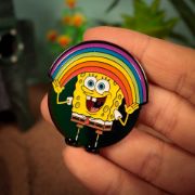 Obrázek Odznak SpongeBob v kalhotách - Duha
