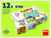 Obrázek Dřevěné kostky Hezký den – 12 kostek