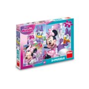 Obrázek Puzzle Minnie a Daisy 3x55 dílků
