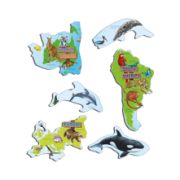 Obrázek ZVÍŘATA VE SVĚTĚ 28 d. EDU deskové puzzle