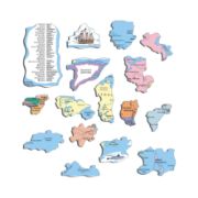 Obrázek SVĚT POLITICKÁ MAPA 107 d. EDU deskové puzz