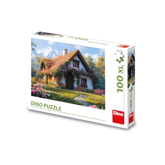 Obrázek Puzzle Chata v údolí 100 XL dílků