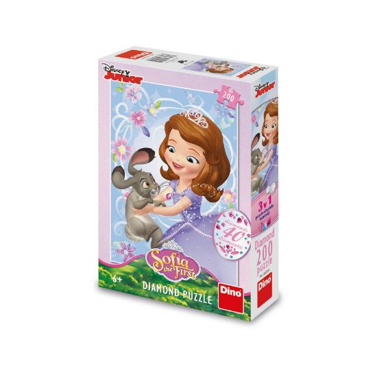 Obrázek Puzzle Sofie a králíček 200 dílků diamond