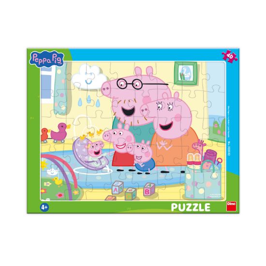 Obrázek Puzzle Pappa Pig: Sourozenci 40 dílků deskové