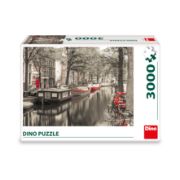Obrázek Puzzle Kanál v Amsterdamu 3000 dílků