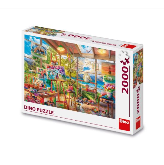 Obrázek Puzzle Malířský ateliér 2000 dílků