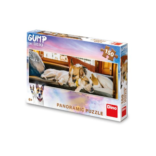 Obrázek Puzzle Gump na gauči 150 dílků panoramic