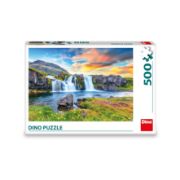 Obrázek Puzzle Islandský vodopád 500 dílků