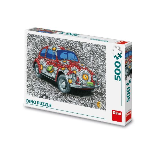 Obrázek Puzzle Malovaný VW Brouk 500 dílků
