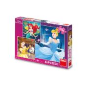 Obrázek Puzzle Veselé princezny 3x55 dílků