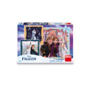 Obrázek Puzzle Frozen: Radostný podzim 3x55 dílků