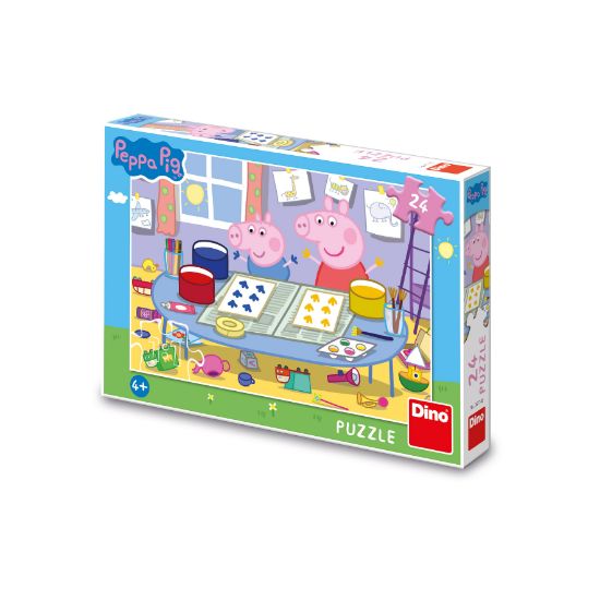 Obrázek Puzzle Peppa Pig: Výtvarník 24 dílků