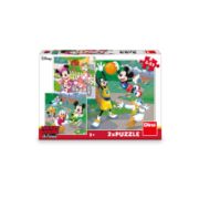 Obrázek Puzzle Mickey a Minnie sportovci 3x55 dílků