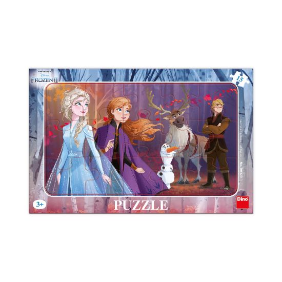 Obrázek Puzzle Frozen II s Kristoffem 15 dílků deskové