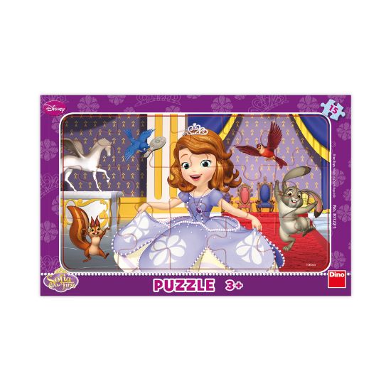 Obrázek Puzzle Sofia první 15 dílků deskové