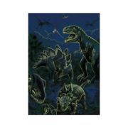 Obrázek Puzzle Svítící svět dinosaurů 100 xl dílků neon