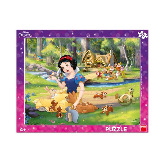 Obrázek Puzzle Sněhurka a zvířátka 40 dílků deskové