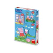 Obrázek Puzzle set Peppa Pig: Rodina 3–5 dílků baby