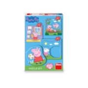 Obrázek Puzzle set Peppa Pig: Rodina 3–5 dílků baby