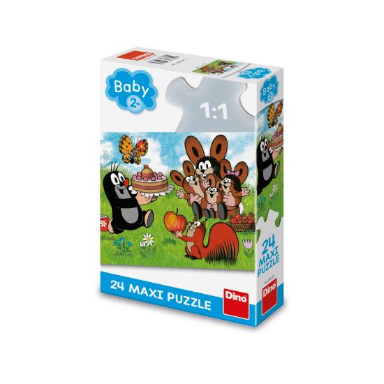 Obrázek Puzzle Krtek: Narozeniny 24 dílků maxi
