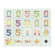 Obrázek Dřevěné kostky Čísla – 20 kostek