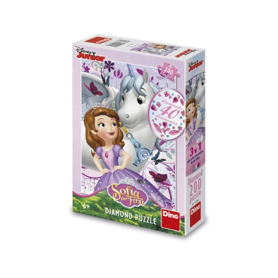 Obrázek Puzzle Sofie a jednorožec 200 dílků diamond
