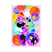 Obrázek Puzzle Svítící Minnie a balónky 100 xl dílků neon
