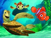 Obrázek Dřevěné kostky Nemo – 12 kostek