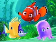 Obrázek Dřevěné kostky Nemo – 12 kostek