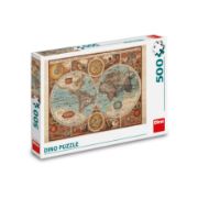 Obrázek Puzzle Mapa světa z roku 1626 500 dílků