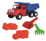 Obrázek Hračka na písek Tatra 148 modrá pískový set 5 ks