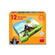 Obrázek Dřevěné licenční kostky Krtkův rok – 12 kostek