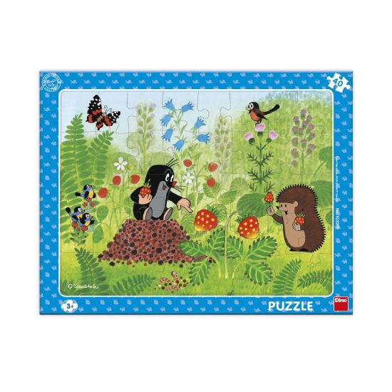 Obrázek Puzzle Krtek a jahody 40 dílků deskové