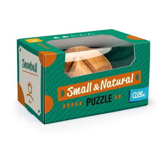 Obrázek Malý dřevěný hlavolam - Koule zručnosti