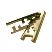 Obrázek Mini Huzzle Cast - Keyhole gold
